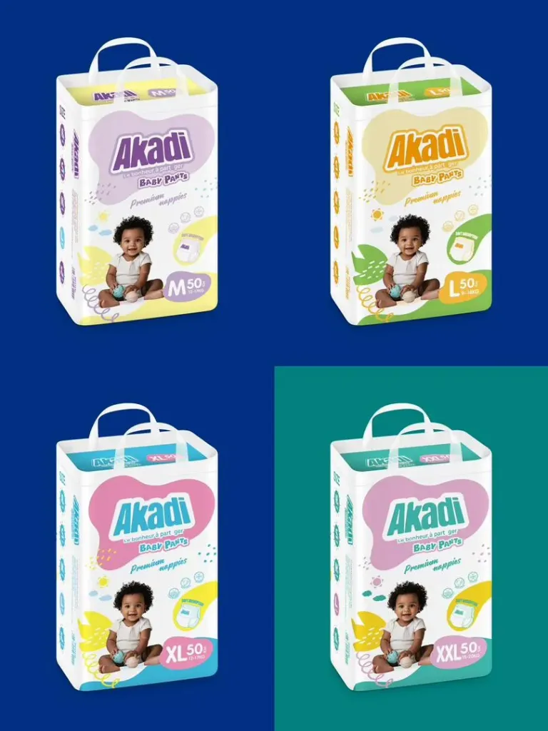 Couche pour bébé 50 pièces